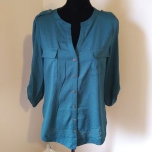 41 Hawthorn Stitch Fix Emerald ButtonTop